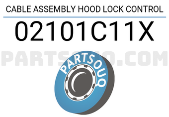 FEBEST 02101C11X CABLE ASSEMBLY HOOD LOCK CONTROL