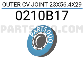 FEBEST 0210B17 OUTER CV JOINT 23X56.4X29
