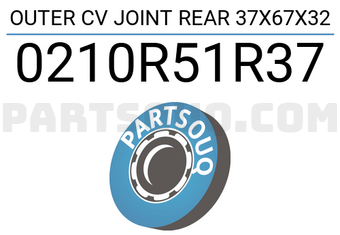 FEBEST 0210R51R37 OUTER CV JOINT REAR 37X67X32