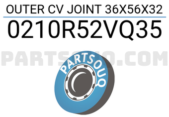 FEBEST 0210R52VQ35 OUTER CV JOINT 36X56X32