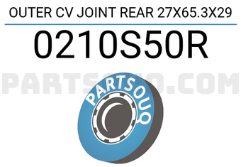 FEBEST 0210S50R OUTER CV JOINT REAR 27X65.3X29