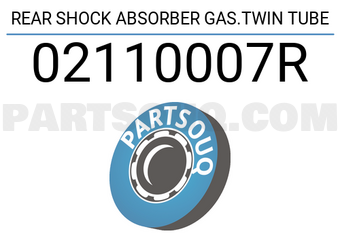 FEBEST 02110007R REAR SHOCK ABSORBER GAS.TWIN TUBE
