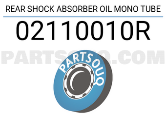 FEBEST 02110010R REAR SHOCK ABSORBER OIL MONO TUBE
