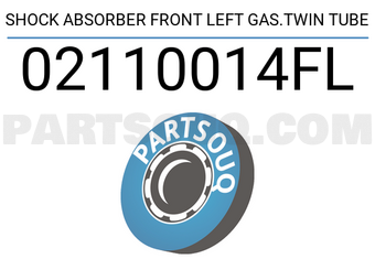 FEBEST 02110014FL SHOCK ABSORBER FRONT LEFT GAS.TWIN TUBE