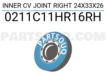 FEBEST 0211C11HR16RH INNER CV JOINT RIGHT 24X33X26