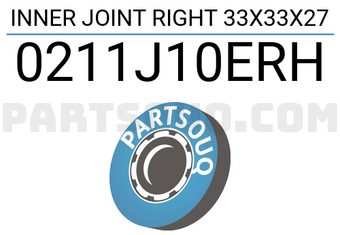 FEBEST 0211J10ERH INNER JOINT RIGHT 33X33X27