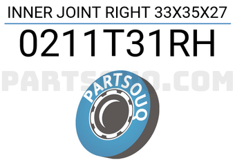 FEBEST 0211T31RH INNER JOINT RIGHT 33X35X27
