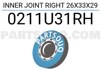 FEBEST 0211U31RH INNER JOINT RIGHT 26X33X29
