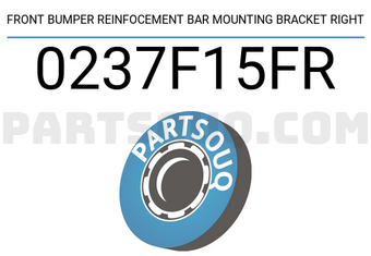 FEBEST 0237F15FR FRONT BUMPER REINFOCEMENT BAR MOUNTING BRACKET RIGHT