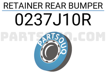 FEBEST 0237J10R RETAINER REAR BUMPER