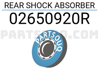 FEBEST 02650920R REAR SHOCK ABSORBER