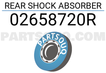 FEBEST 02658720R REAR SHOCK ABSORBER