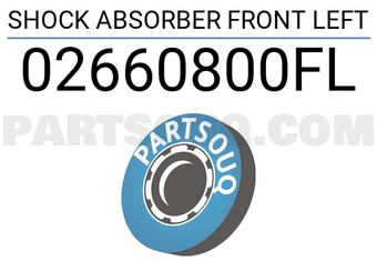 FEBEST 02660800FL SHOCK ABSORBER FRONT LEFT