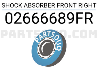 FEBEST 02666689FR SHOCK ABSORBER FRONT RIGHT
