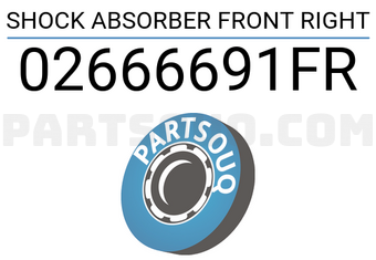 FEBEST 02666691FR SHOCK ABSORBER FRONT RIGHT