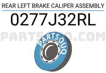 FEBEST 0277J32RL REAR LEFT BRAKE CALIPER ASSEMBLY