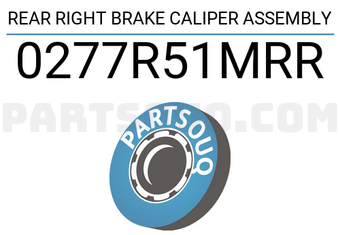 FEBEST 0277R51MRR REAR RIGHT BRAKE CALIPER ASSEMBLY