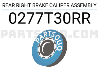 FEBEST 0277T30RR REAR RIGHT BRAKE CALIPER ASSEMBLY