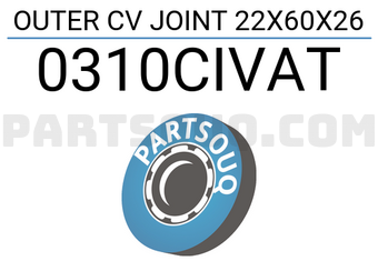 FEBEST 0310CIVAT OUTER CV JOINT 22X60X26