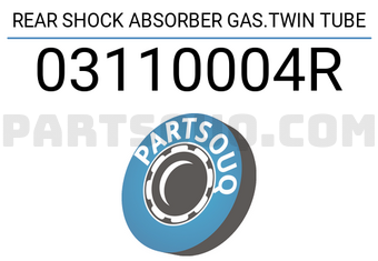 FEBEST 03110004R REAR SHOCK ABSORBER GAS.TWIN TUBE