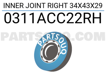 FEBEST 0311ACC22RH INNER JOINT RIGHT 34X43X29