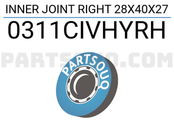 FEBEST 0311CIVHYRH INNER JOINT RIGHT 28X40X27