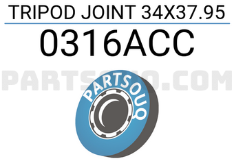 FEBEST 0316ACC TRIPOD JOINT 34X37.95