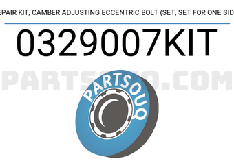 FEBEST 0329007KIT REPAIR KIT, CAMBER ADJUSTING ECCENTRIC BOLT (SET, SET FOR ONE SIDE)
