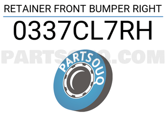 FEBEST 0337CL7RH RETAINER FRONT BUMPER RIGHT