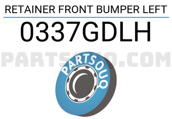 FEBEST 0337GDLH RETAINER FRONT BUMPER LEFT