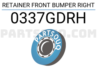 FEBEST 0337GDRH RETAINER FRONT BUMPER RIGHT
