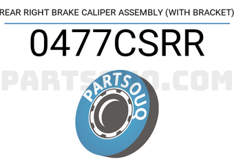 FEBEST 0477CSRR REAR RIGHT BRAKE CALIPER ASSEMBLY (WITH BRACKET)