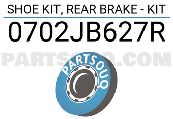 FEBEST 0702JB627R SHOE KIT, REAR BRAKE - KIT
