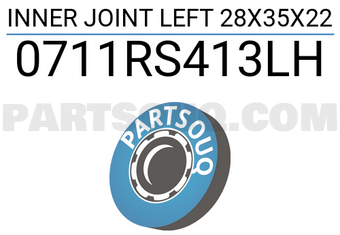 FEBEST 0711RS413LH INNER JOINT LEFT 28X35X22