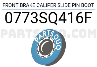 FEBEST 0773SQ416F FRONT BRAKE CALIPER SLIDE PIN BOOT