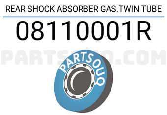 FEBEST 08110001R REAR SHOCK ABSORBER GAS.TWIN TUBE