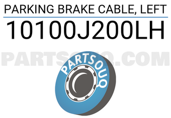 FEBEST 10100J200LH PARKING BRAKE CABLE, LEFT