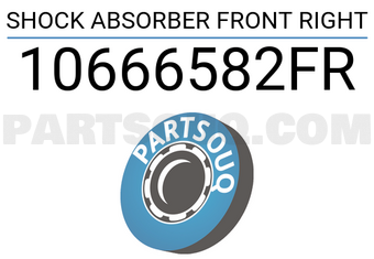 FEBEST 10666582FR SHOCK ABSORBER FRONT RIGHT