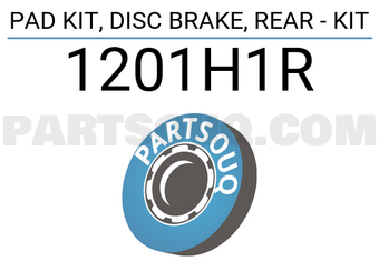 FEBEST 1201H1R PAD KIT, DISC BRAKE, REAR - KIT