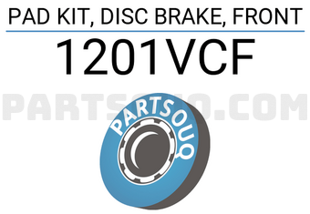 FEBEST 1201VCF PAD KIT, DISC BRAKE, FRONT