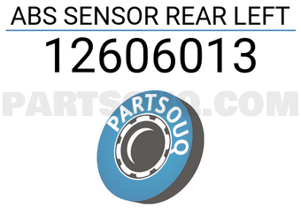 FEBEST 12606013 ABS SENSOR REAR LEFT