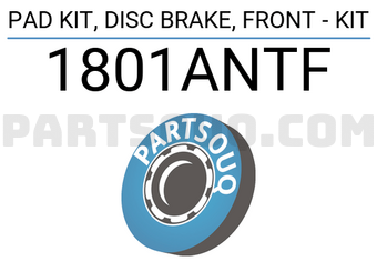 FEBEST 1801ANTF PAD KIT, DISC BRAKE, FRONT - KIT