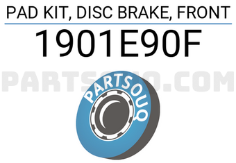 FEBEST 1901E90F PAD KIT, DISC BRAKE, FRONT