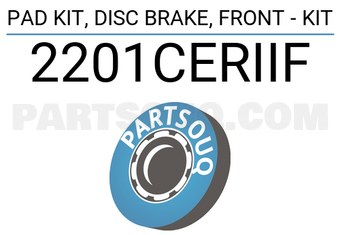 FEBEST 2201CERIIF PAD KIT, DISC BRAKE, FRONT - KIT