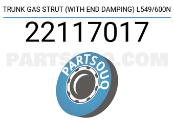 FEBEST 22117017 trunk gas strut (with end damping) l549/600n