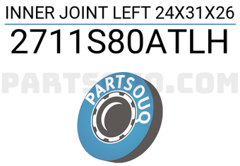 FEBEST 2711S80ATLH INNER JOINT LEFT 24X31X26