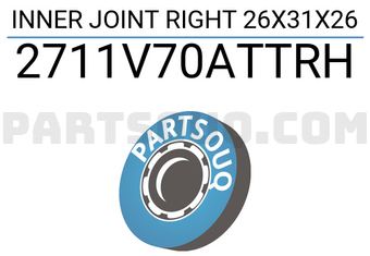 FEBEST 2711V70ATTRH INNER JOINT RIGHT 26X31X26