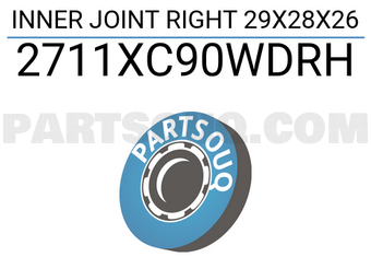 FEBEST 2711XC90WDRH INNER JOINT RIGHT 29X28X26