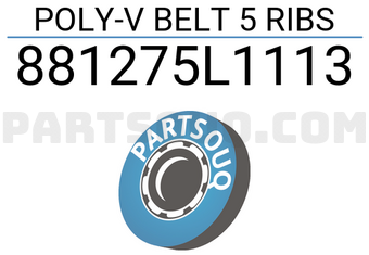 FEBEST 881275L1113 POLY-V BELT 5 RIBS