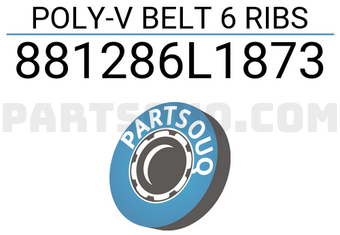 FEBEST 881286L1873 POLY-V BELT 6 RIBS